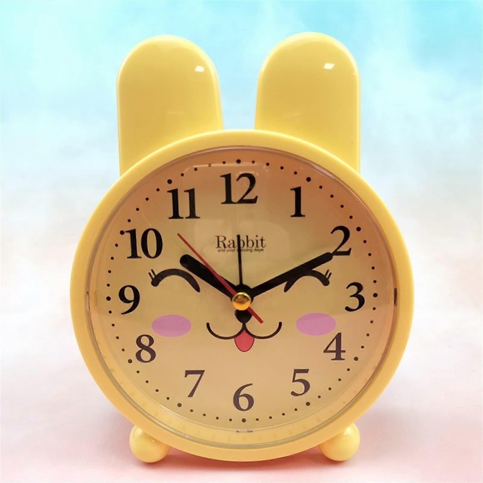 Digital Alarm Clock with Mirror Display, Silent Bedside Table Clock for Kids and Bedroom Use