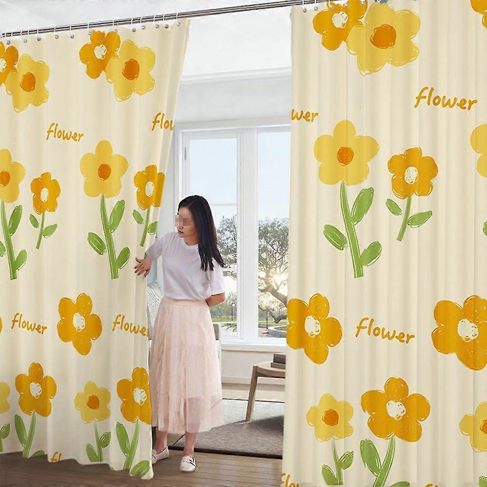 Blackout Curtains with Hanging Loops, Noise Reduction Drapes for Bedroom or Living Room, 1 Panel W2m x L2.25m (A)