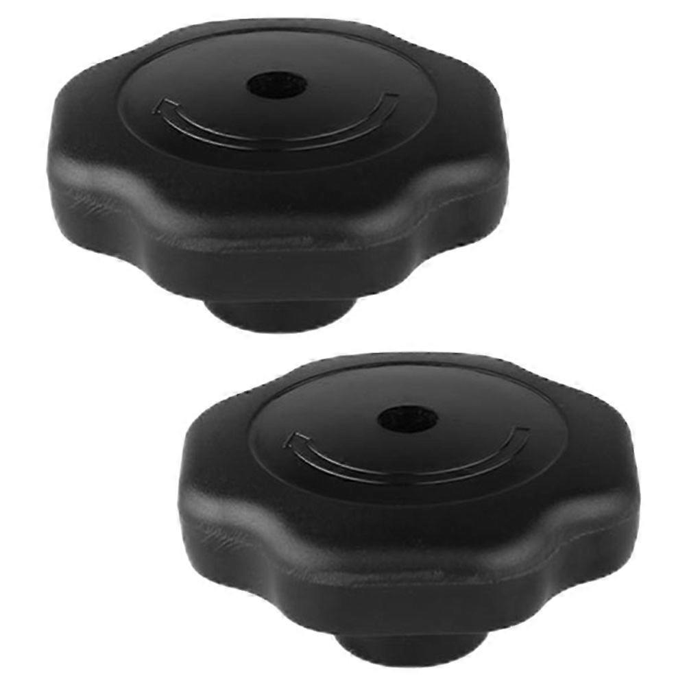 Pressure Cooker Knob Handle for Lid Replacement 2Pcs Black Plastic Durable Handles
