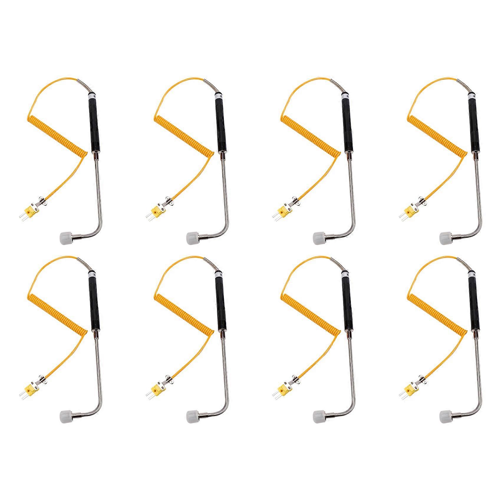8X NR-81533B K Type Sensor Right Angle Surface Temperature Probe High Temperature Thermocouple -50 to 500℃
