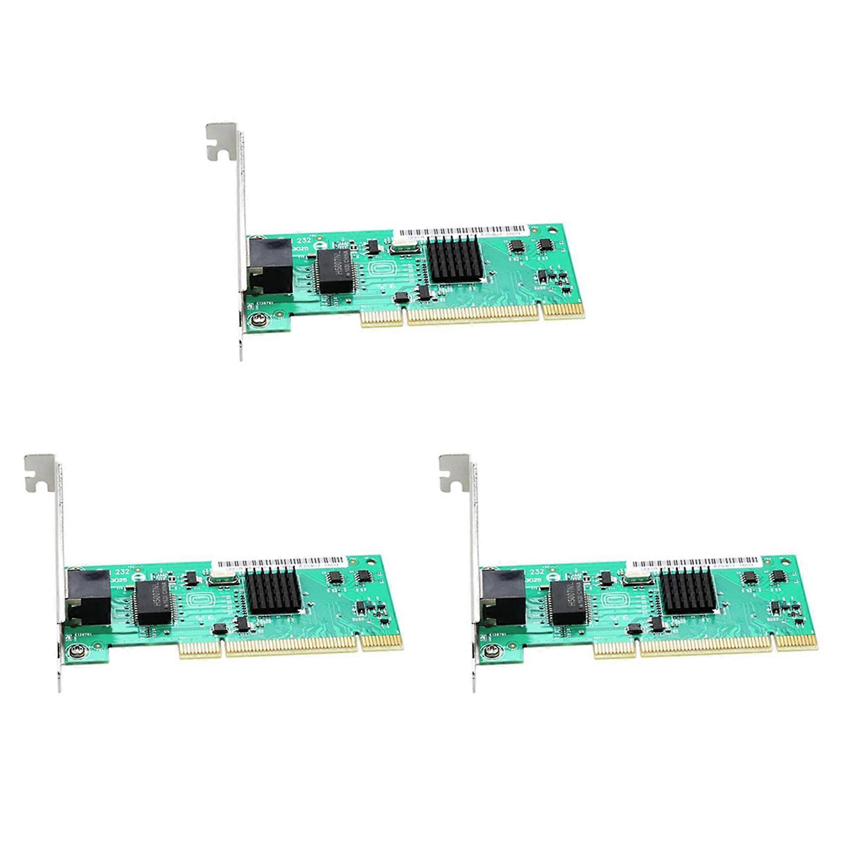 3X Intel 82540 1000Mbps Gigabit PCI Network Card Adapter Diskless RJ45 Port 1G Pci Lan Card Ethernet for PC