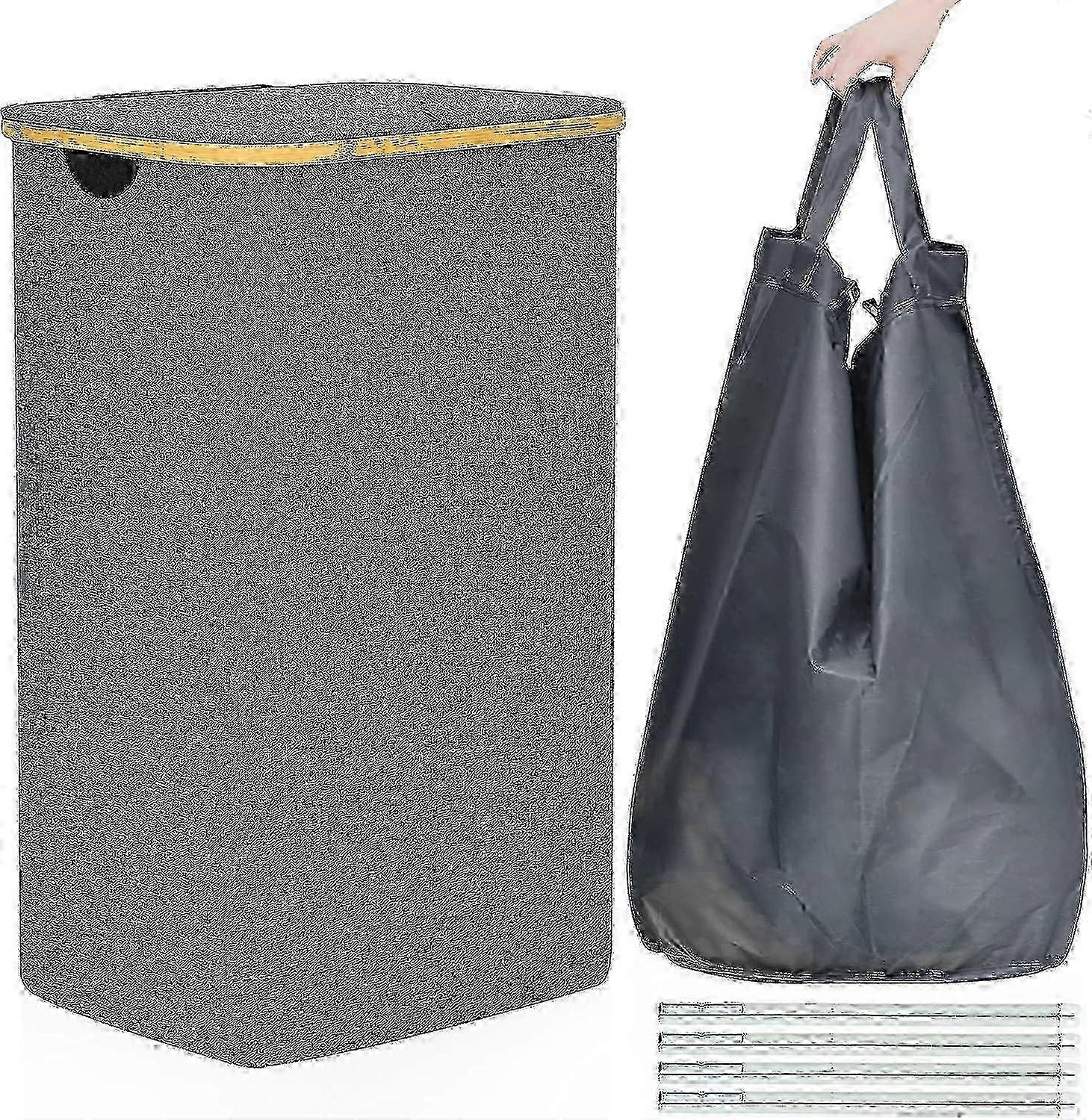 Stylish Laundry Hamper Basket for Dirty Clothes Storage w