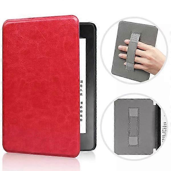 Slimshell Case for 7" Kindle Paperwhite (12th Generation) 2024 Premium PU Cover Red