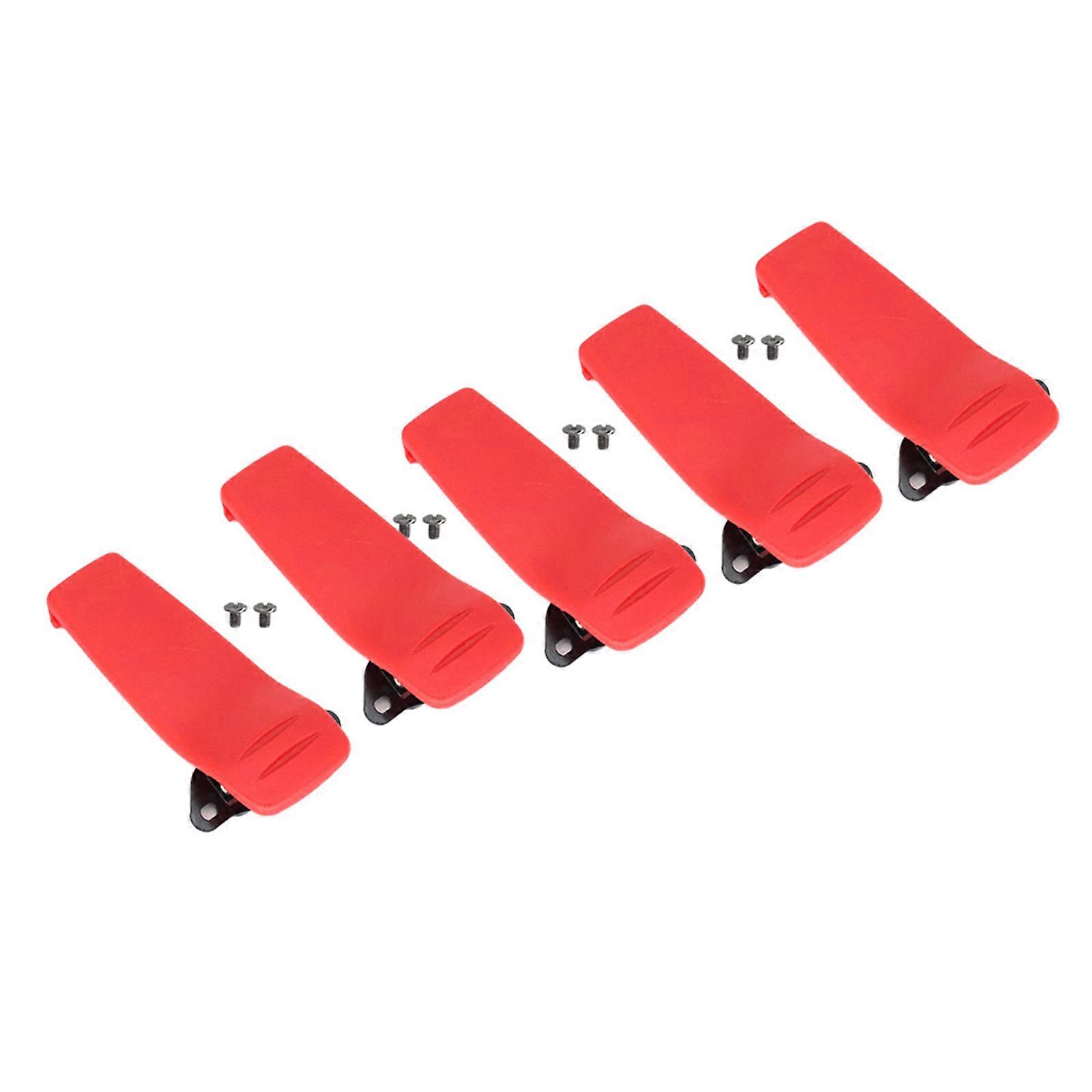 Handheld Speakers Mics Two Way Radio Microphones Battery Belt Clip Clamp for BP210 V82 Enhancing Portability Convenience Multicolor