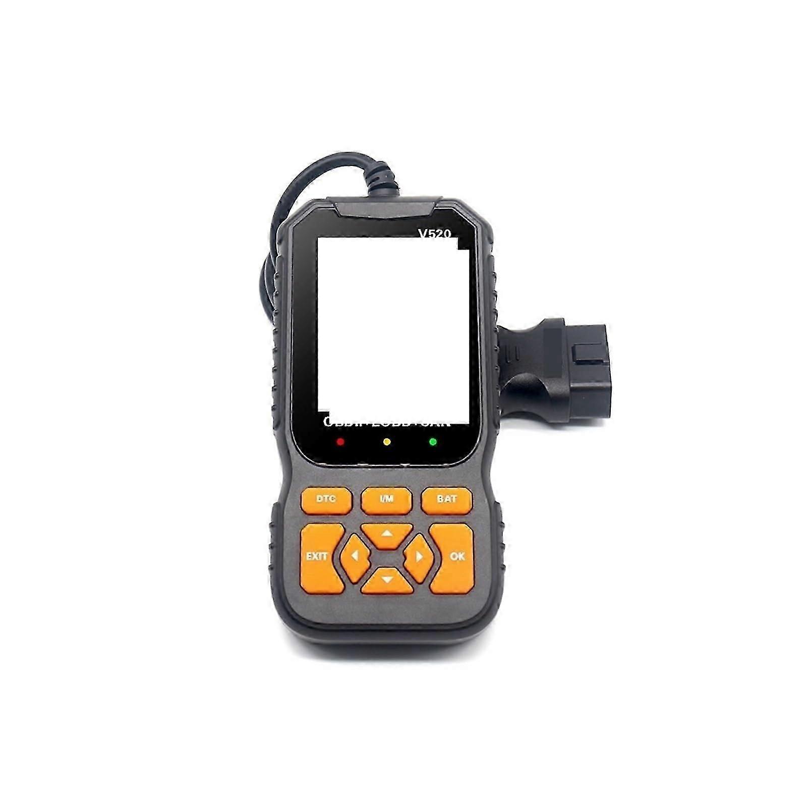 V520 OBD2 Scanner Car Fault Diagnostics Tool for Engine Reading and Malfunction Light Reset, 10 Languages Compatible