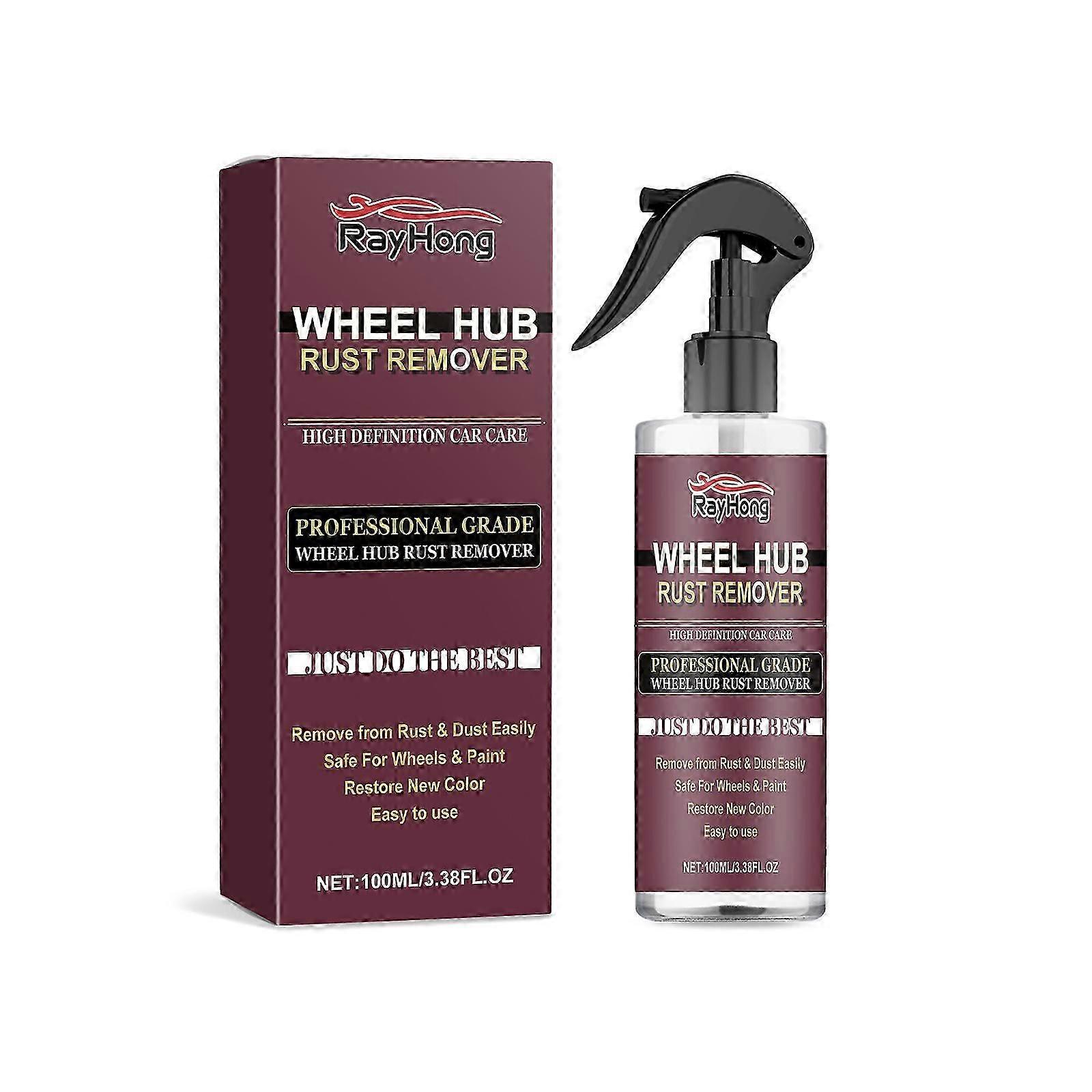 Wheel Rust Remover Spray - Effective Rim Cleaner for Automotive Wheels, 100ml