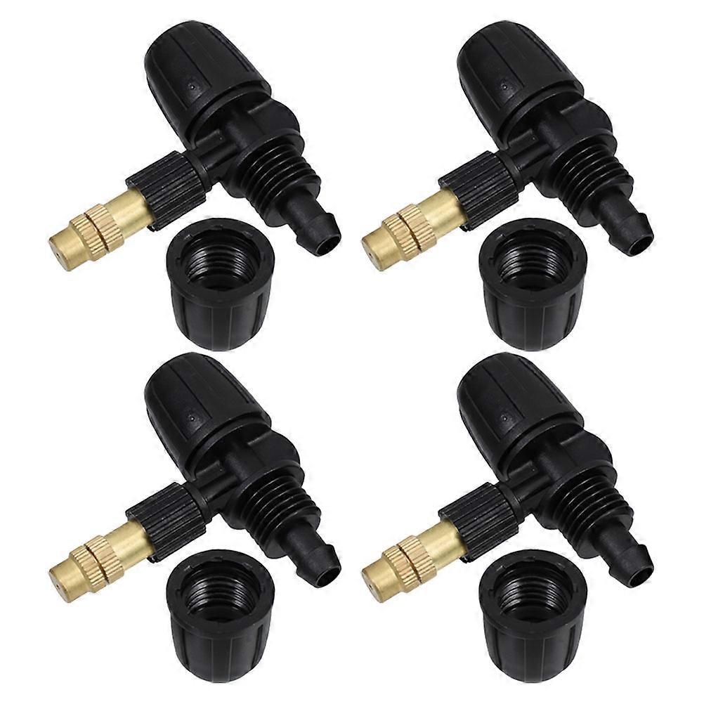 Adjustable Misting Sprayer Nozzles for Spraying 4Pcs Garden Cooling Heads