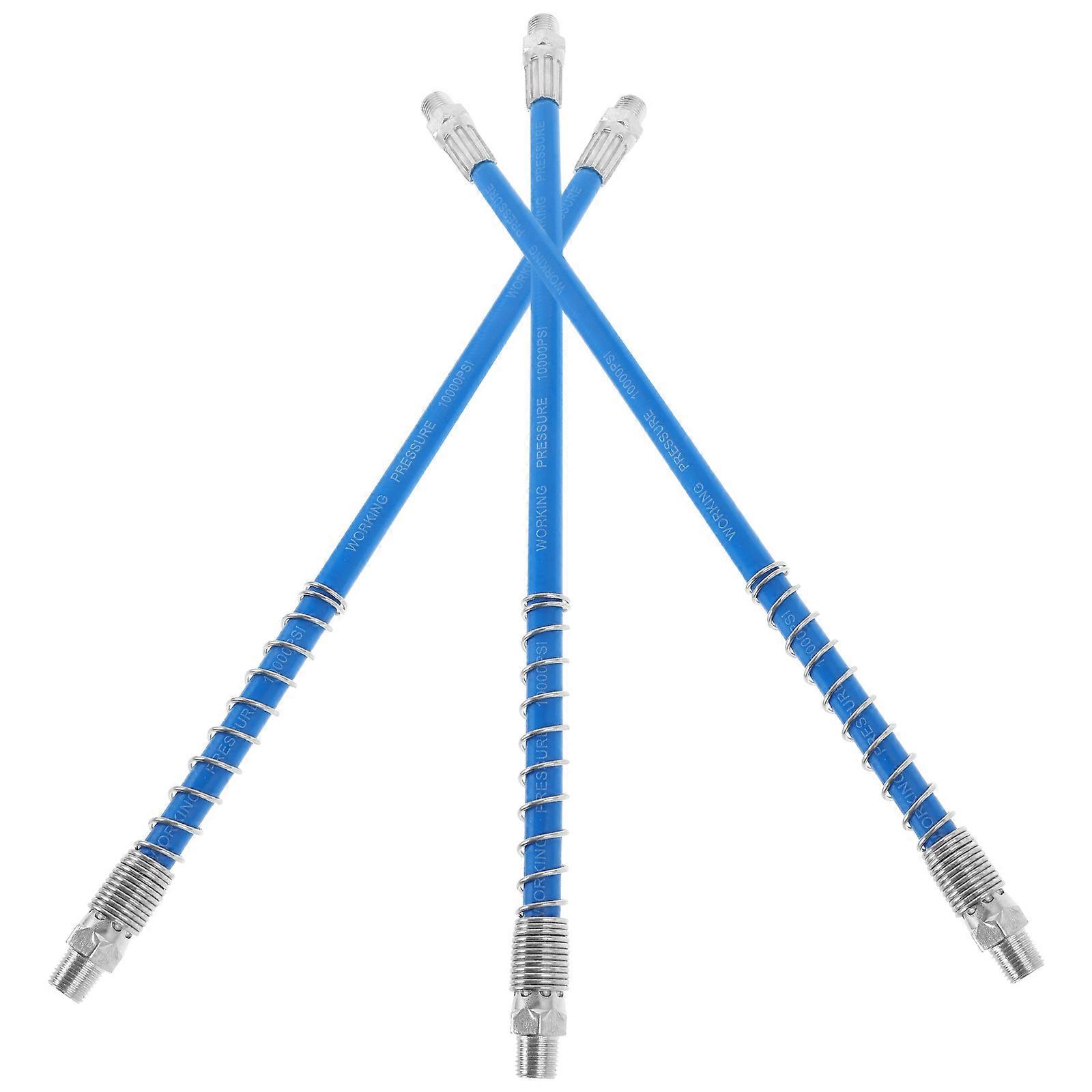 Grease Flexible Hose Replacement with Connector for Grease 3Pcs Set