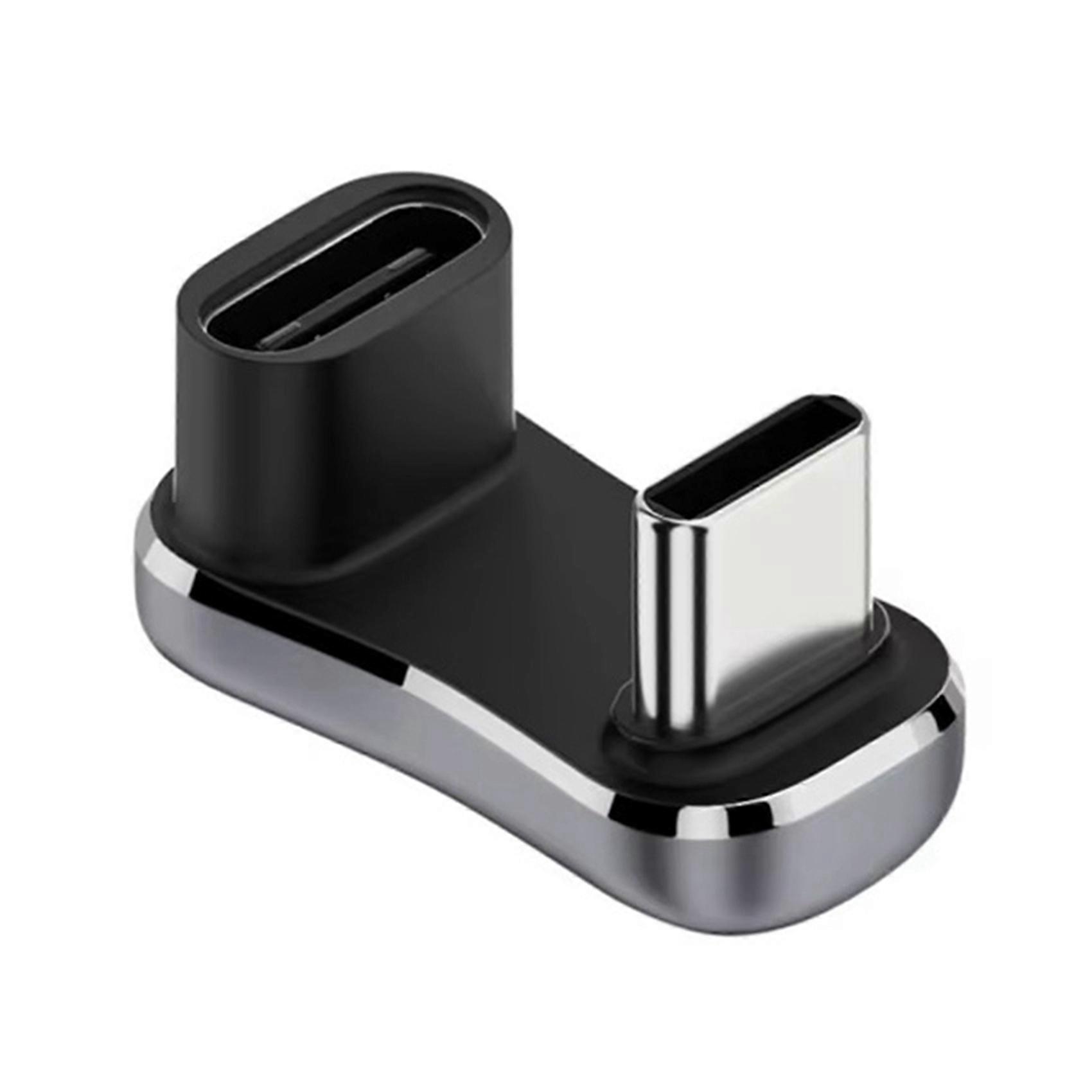 3X 180 Degree Angle USB C Adapter USB-C PD Charging Tablet USB C U Shape Converter for Steam, C-C 20G 140W