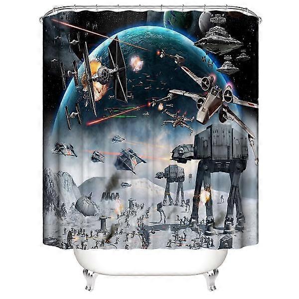 #Star Wars Cool Polyester Shower Curtain -180*180CM#