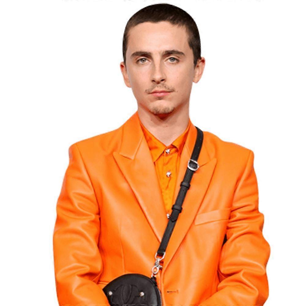 Timothée Chalamet (Orange) Half Body Buddy Cutout