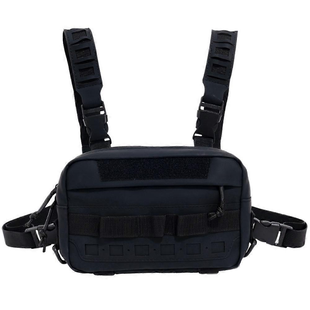 Sacs �� dos de gilet de course r��glables portables, sac de poitrine de sport en Nylon imperm��able, l��ger et Durable, sacs banane de Camping v