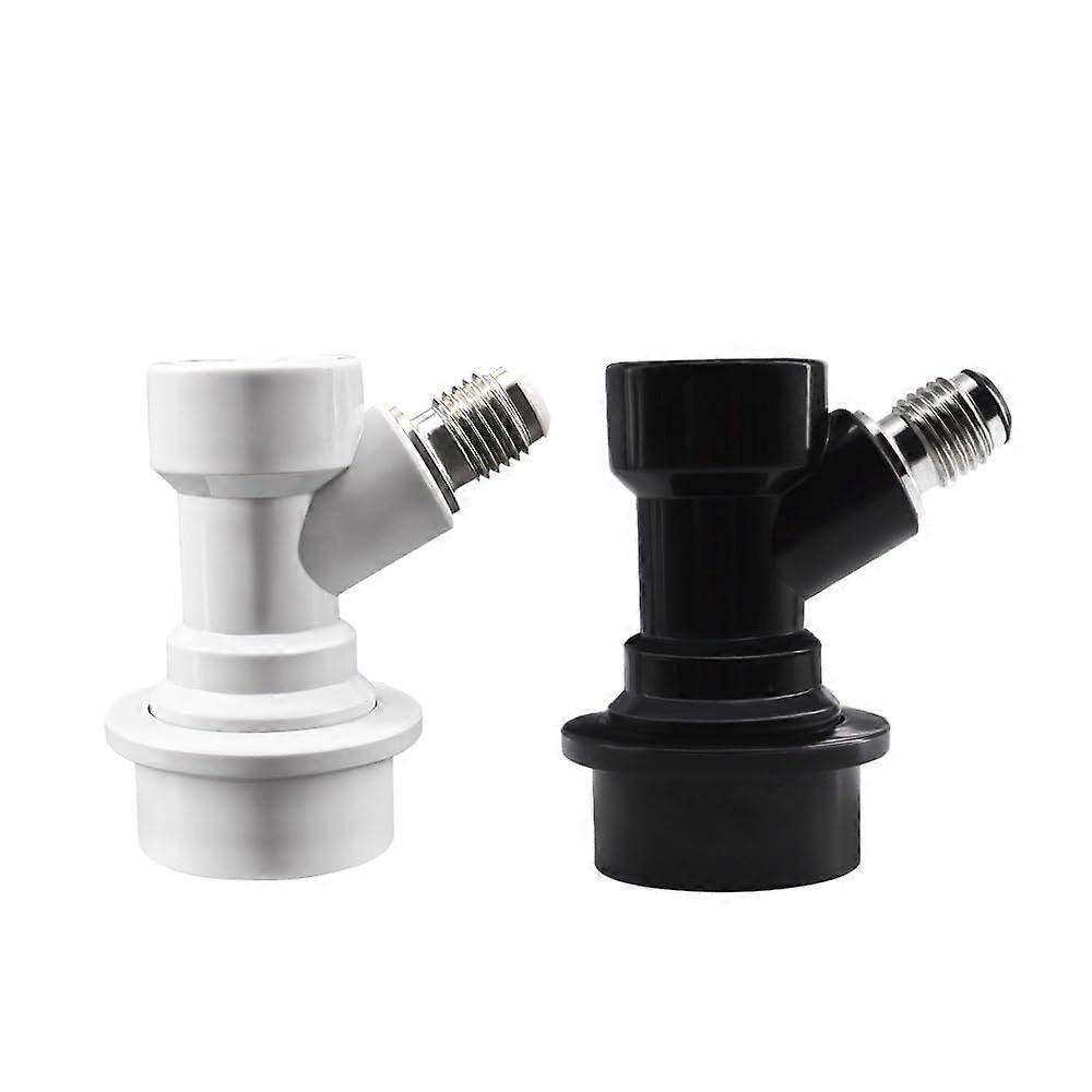 Ball Lock Keg Disconnect Set 3/8 Inch with 7/1620 UNF Beer Line Quick Connector LeakProof