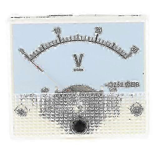 For DC0 30V Analog Voltage Panel Meter Tester Voltmeter Gauge WS35724