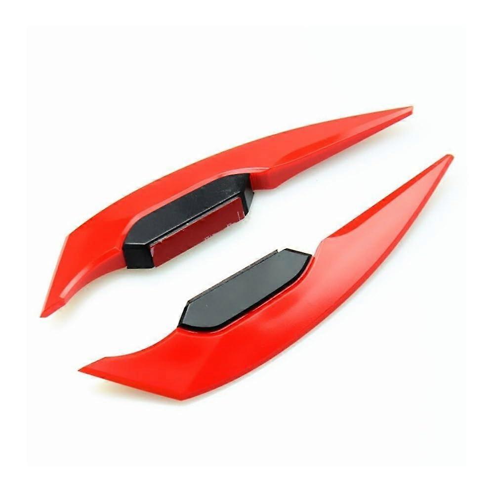 1 Pair Universal Motorcycle Winglet Aerodynamic Spoiler for Speed Boost and Riding Stability
