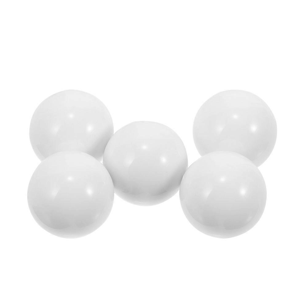 Replacement Roulette Wheel Beads for Game White Acrylic 5Pcs Set