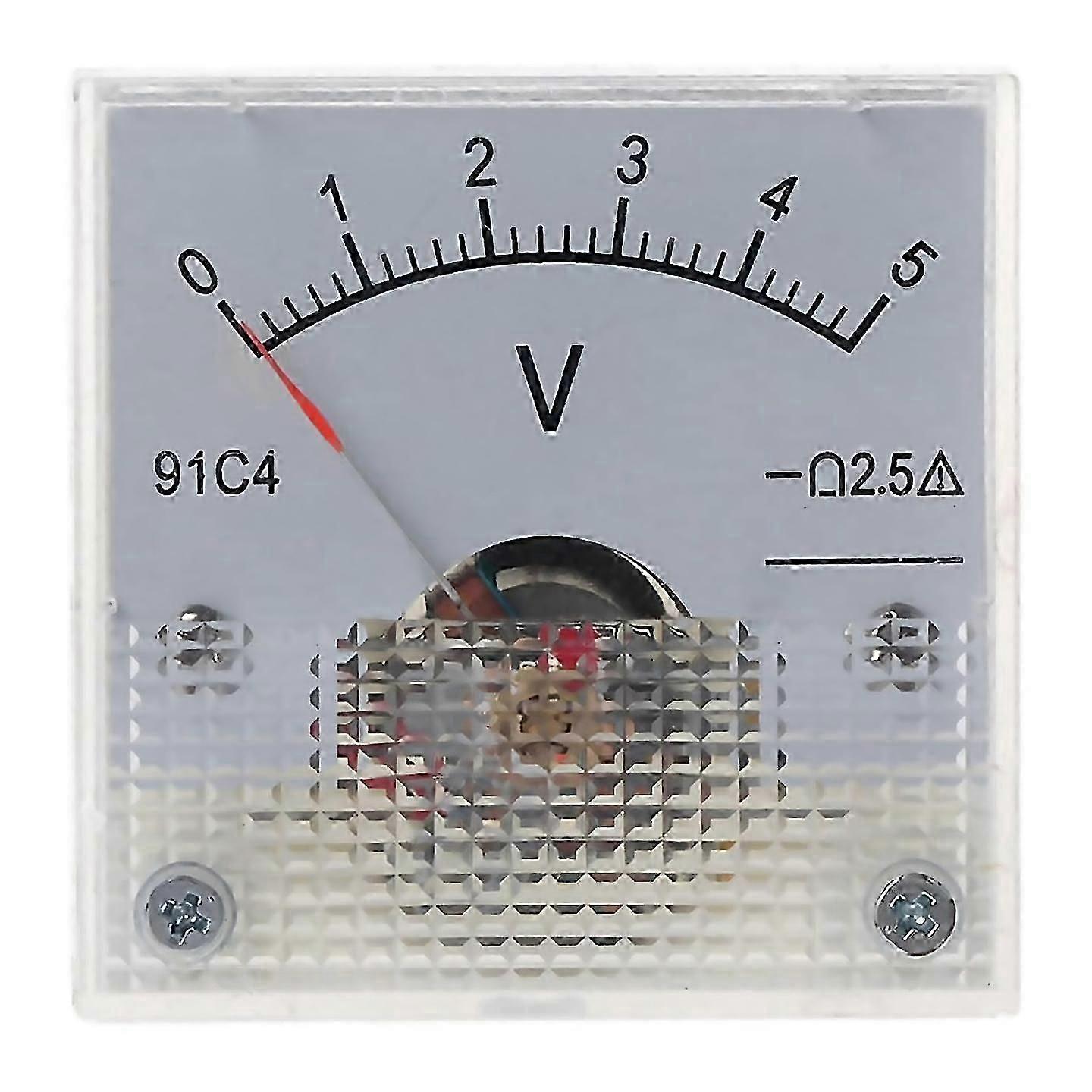 Voltmeter 91c4 For Voltmeter Analog Panel Meter Mechanical Type 5v Style