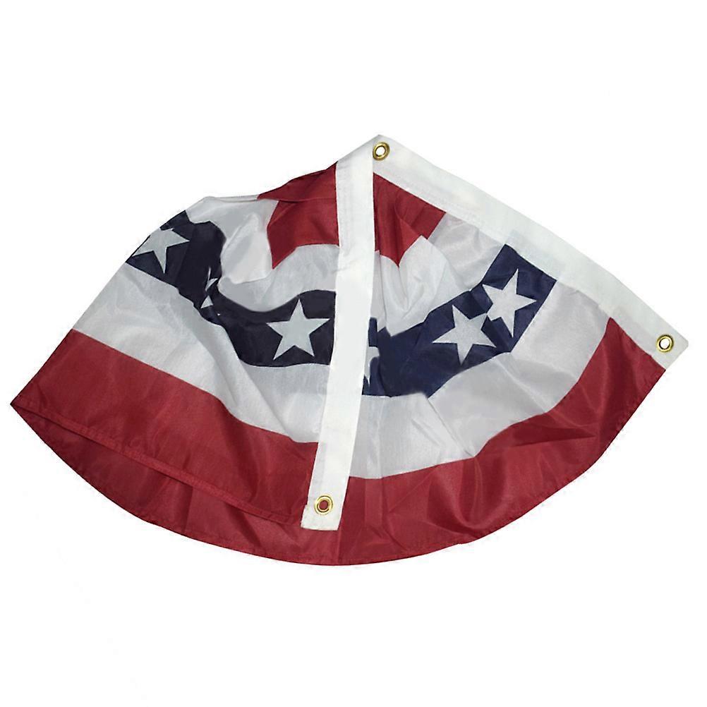 Independence Day Semicircle Flag 95.00X50.00X0.10CM Polyester Hanging 1Set