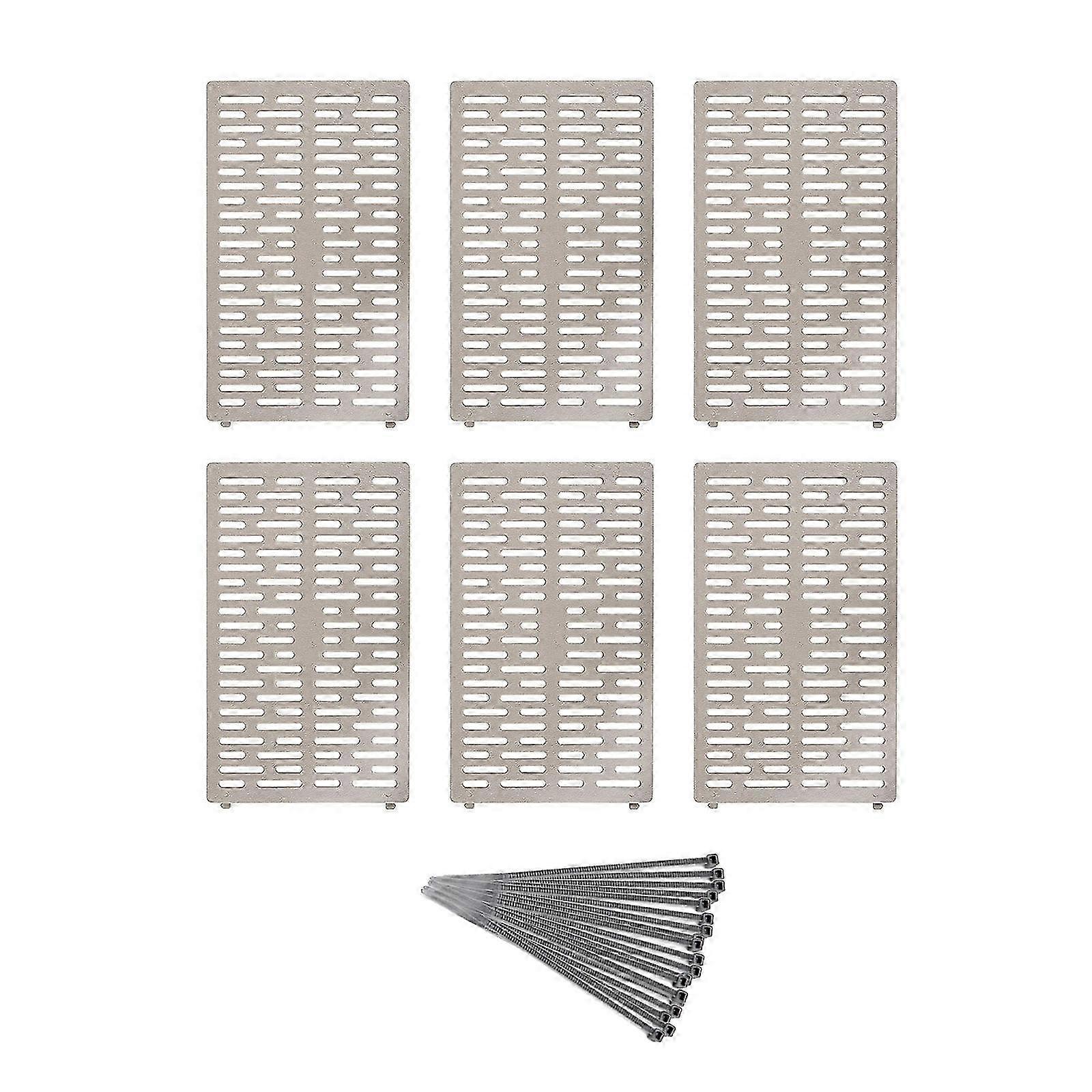 26-27 Tree Protectors 6 Pack & 18 Zip Ties Keep Bark Safe Sturdy PVC Material