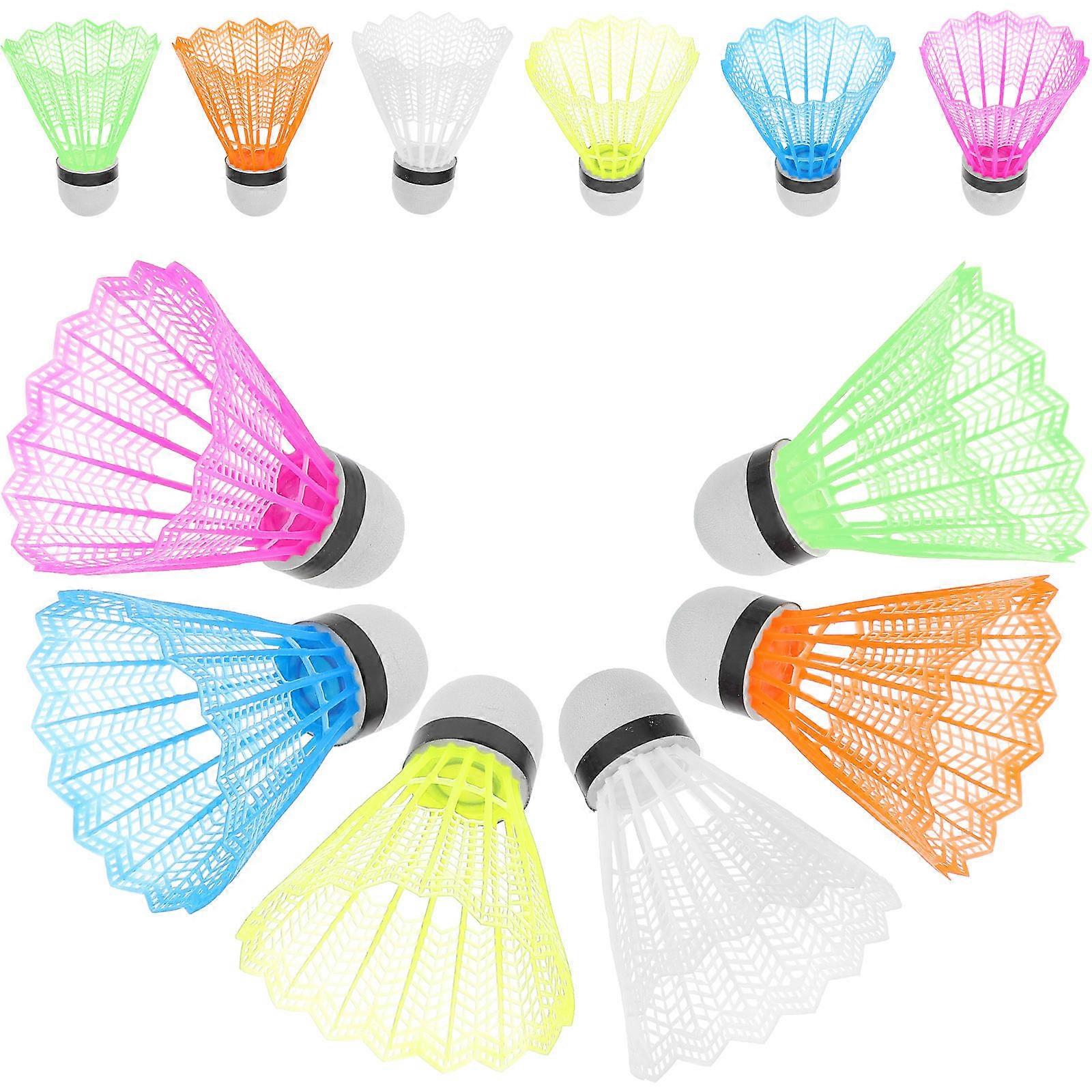 Assorted Color Badminton Shuttlecocks For Children Training Safe 12Pcs