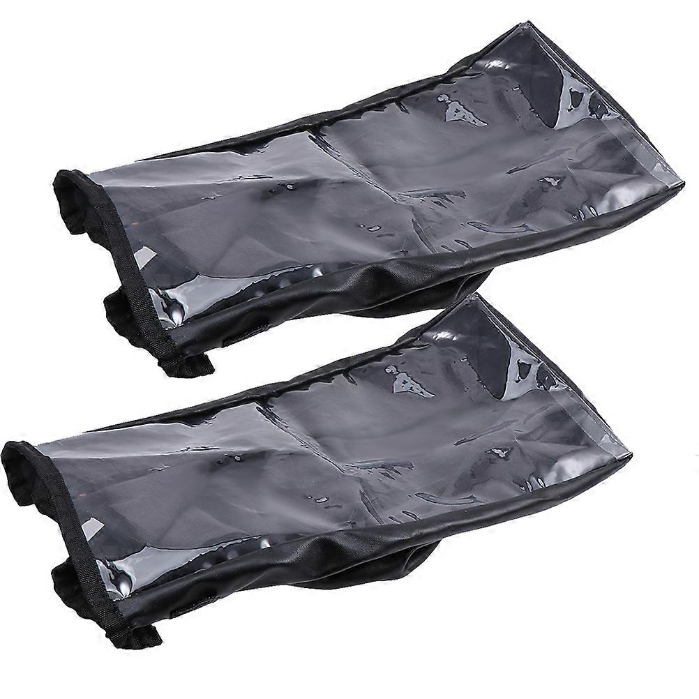 Black Waterproof Cover for Wheelchair Control Panel 4Pcs Durable Protective Cover