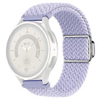 Bracelet de montre 22 mm pour Garmin Forerunner 265/255/Vivoactive 4/Venu 2, bracelet tressé en nylon avec fermeture magnétique