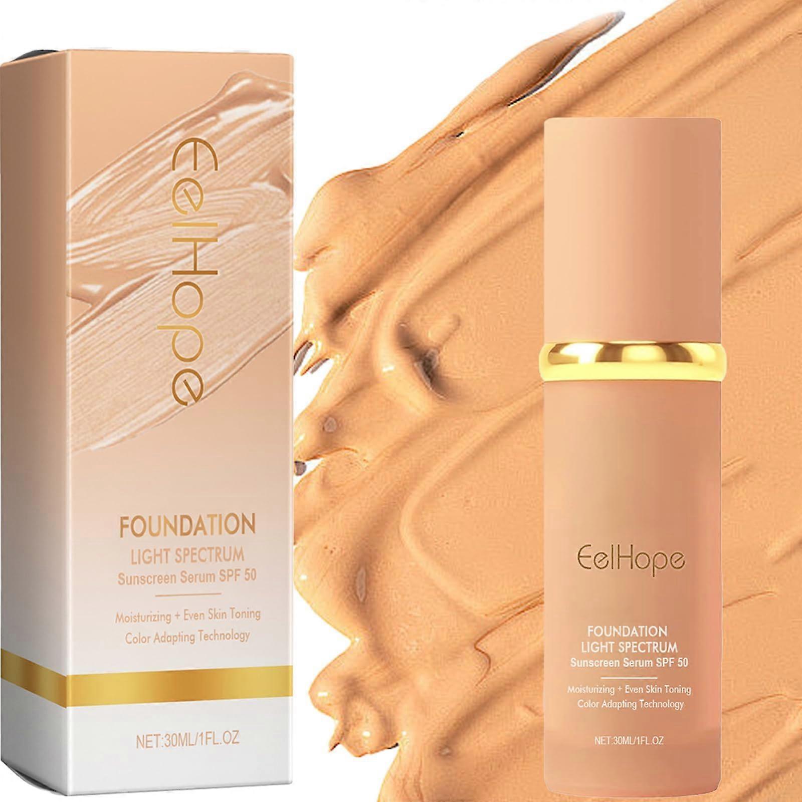 4 in 1 Moisturizing Full Coverage Liquid Foundation and Concealer Skin Friendly Hydrating Formula