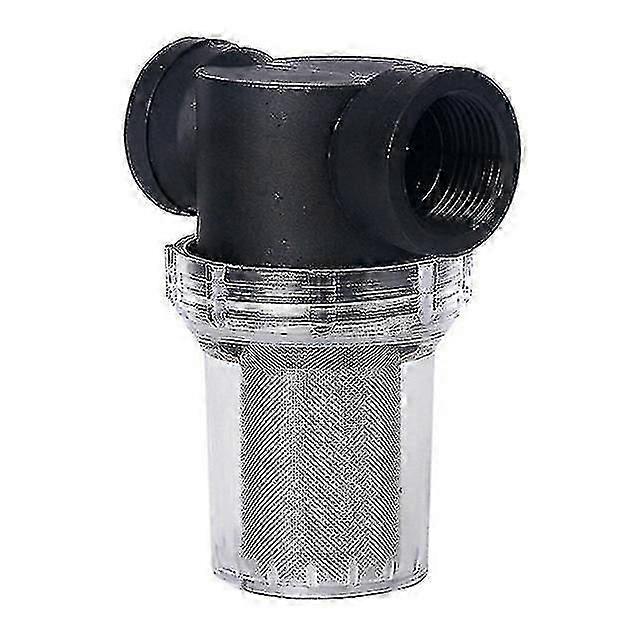 Garden Inline Mesh Purification Filter Water Pump Irrigation Durable Strainer Universal Pipe1 Pieceblack