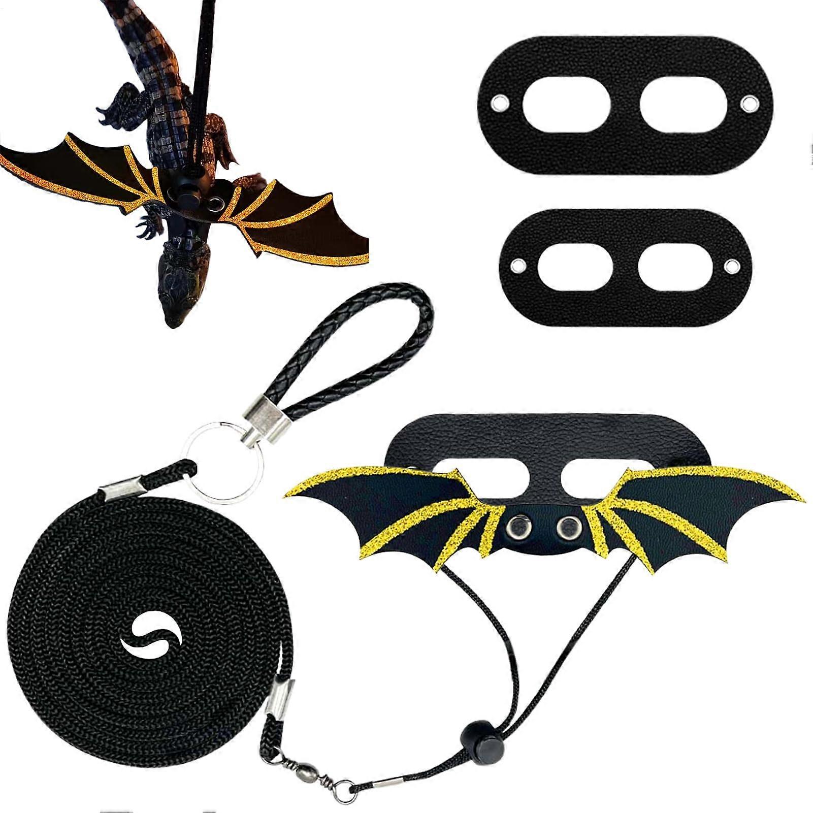 Escape Proof Lizard Harness and Adjustable Reptile Walking Leash for Outdoor Small Pet Training