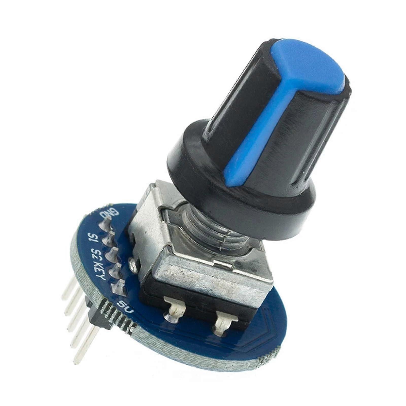 Rotary Encoder Module with Knob Cap EC11 Sensor for Arduino 360° Rotation and Precise Control 1PCS