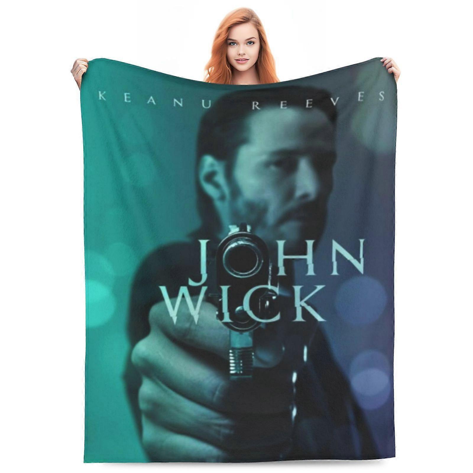 John Wick Digital Print Fleece Blanket