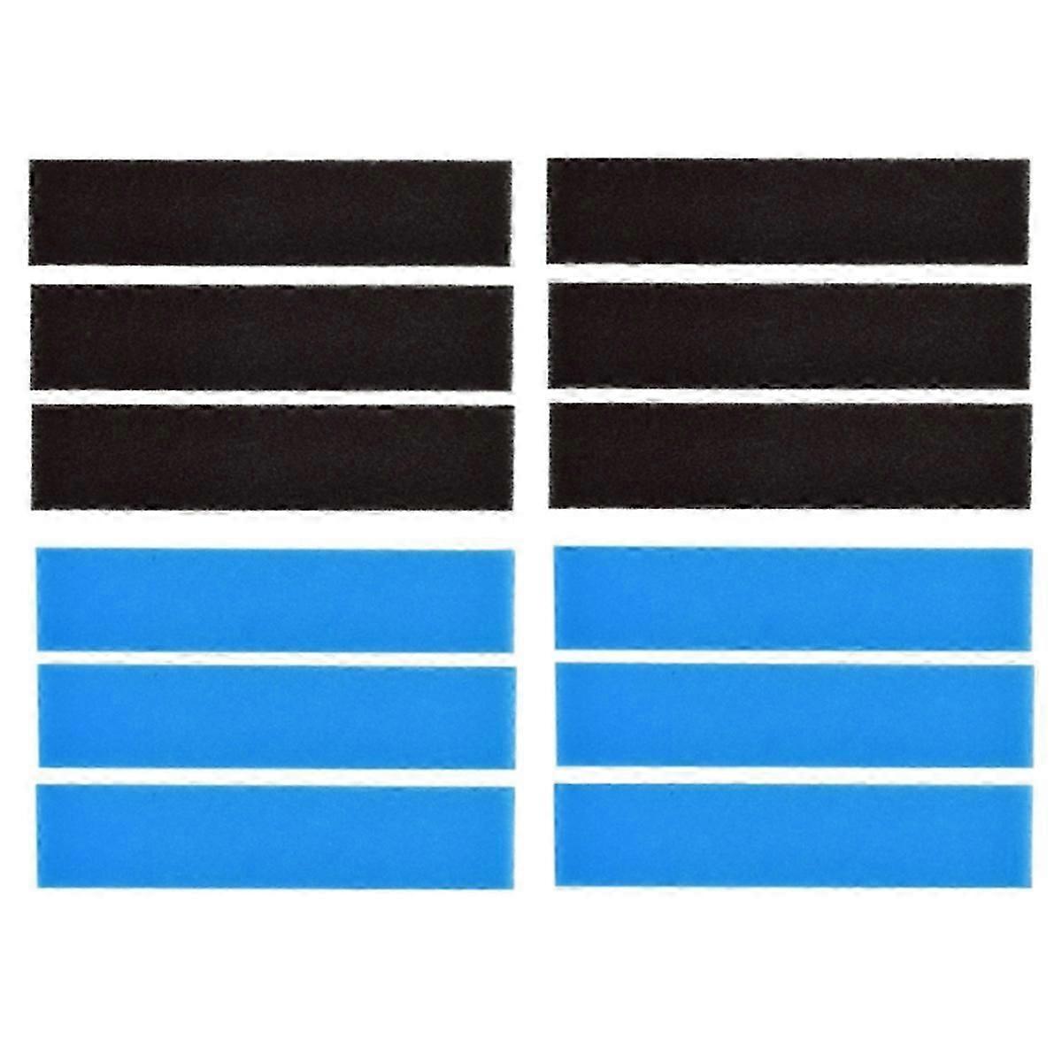 12PCS Replacement Split Air Filter for Electric -2300FT-E -3000FT-E Air Conditioner Replacement FiltersBlack  Blue  A-C Edition 0120