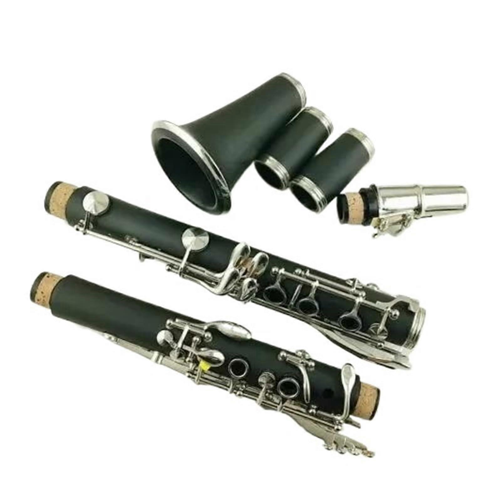 Professional Bb Clarinet with Case, Detachable Design, Warm Tone for Concert Performance