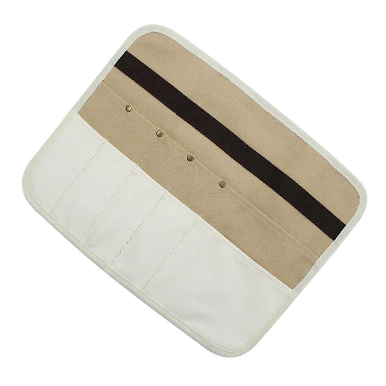 Picnic Tableware Bag Foldable MultiPocket Canvas Camping Cutlery Organizer for Outdoor Hanging Storage