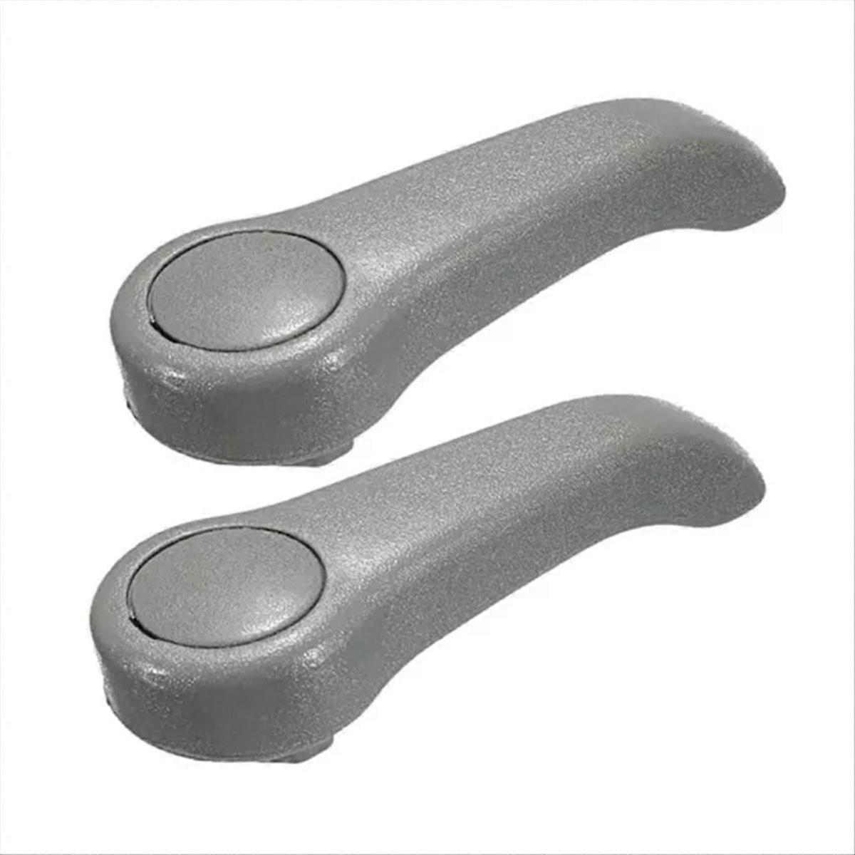 1Pair Grey Seat Recliner Adjustment Lever Pull Handle for 