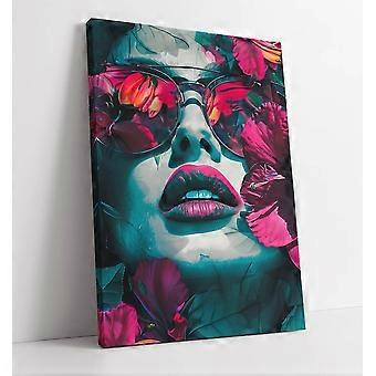 PORTRET KOBIETY Z PŁATKÓW LIŚCI Puzzle Łamigłówka H1733