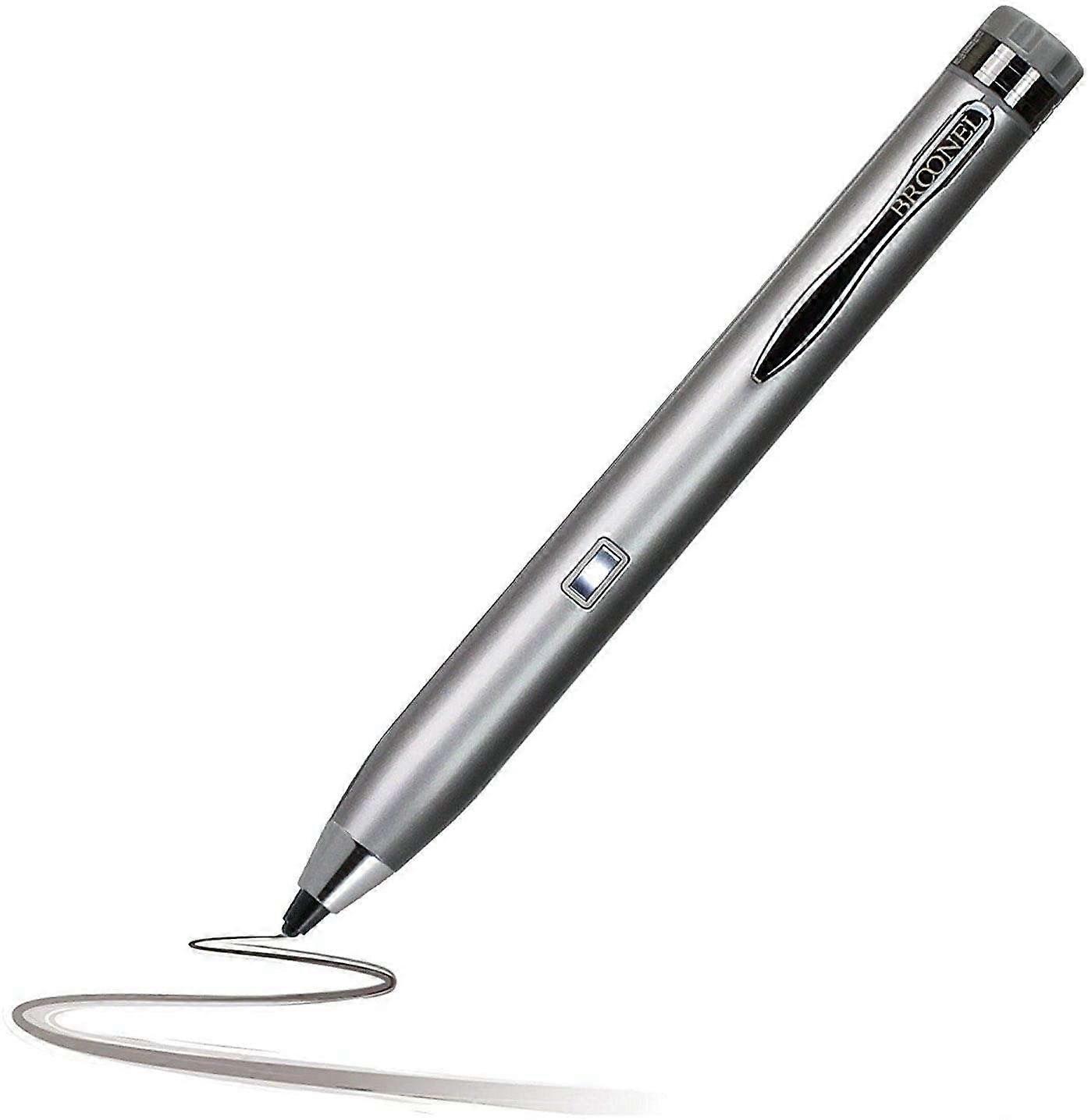 Active Stylus Pen with Precise Fine Point Tip for NEWISION 8 Inch Tablet, Silver Finish