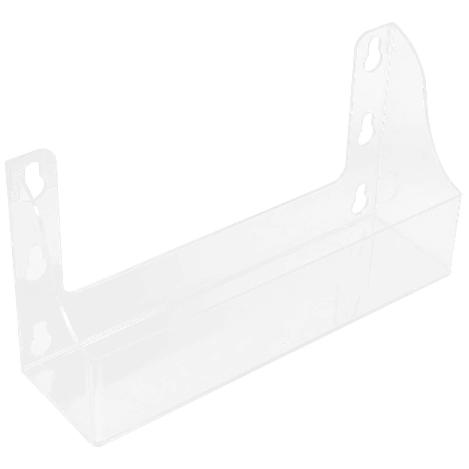 Beverage Rack Acrylic Storage Shelf for Refrigerator with Suction Type 1Pcs