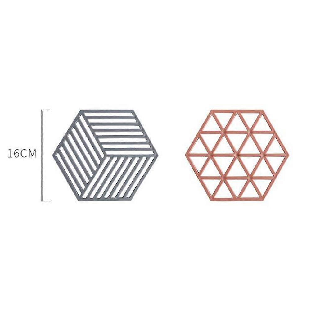 Tableware Insulation Pad Pot Mat Household Users Red 16*16 Cm 3Pcs Protect Table