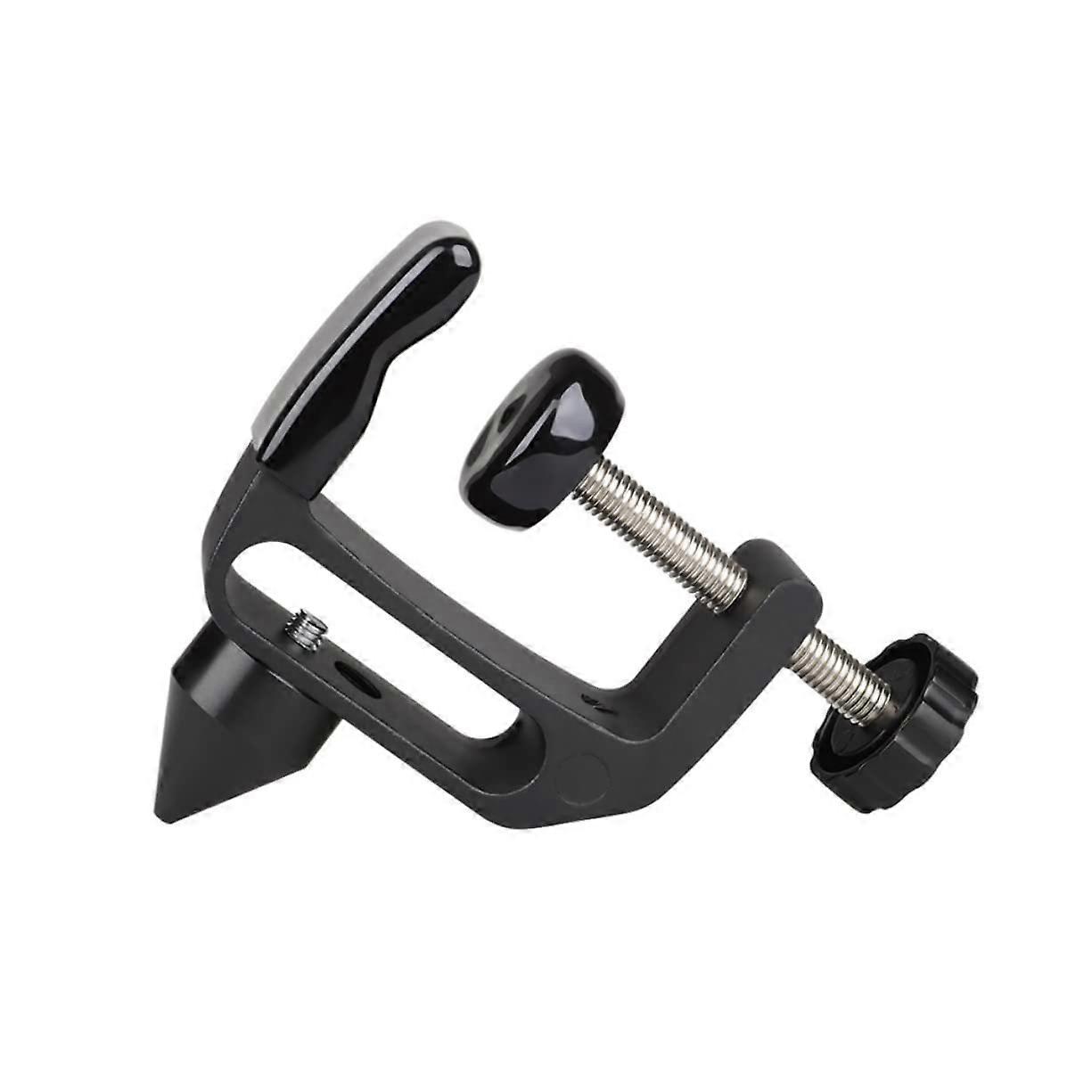 Multifunctional Clarinet Holder Clamp for Desktop, Durable Bracket with Phone Camera Mount and Stable Support