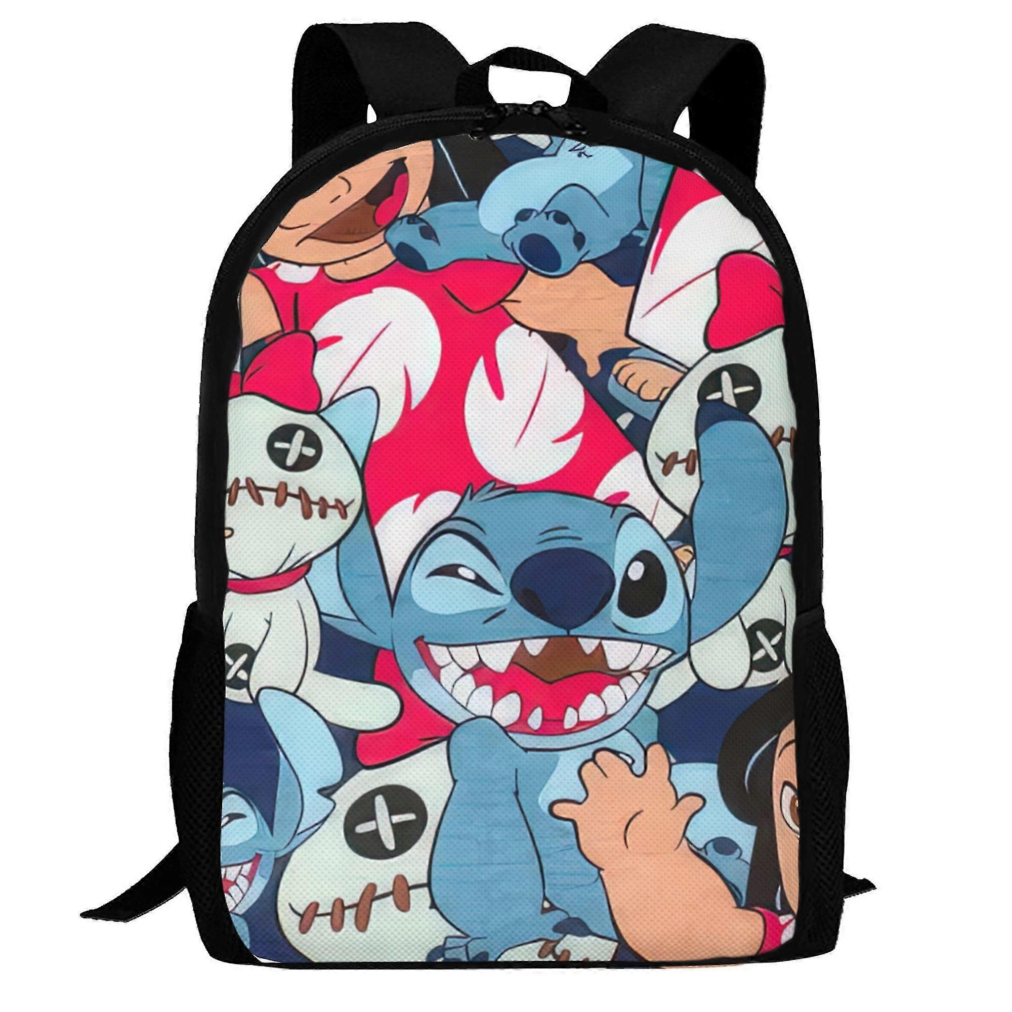 j7557 Lilo & Stitch Backpack for Kids Boys Girls Large Capacity Multifunction School Backpacks Lightweight Sports Travel Laptop Bag Daypack e7557