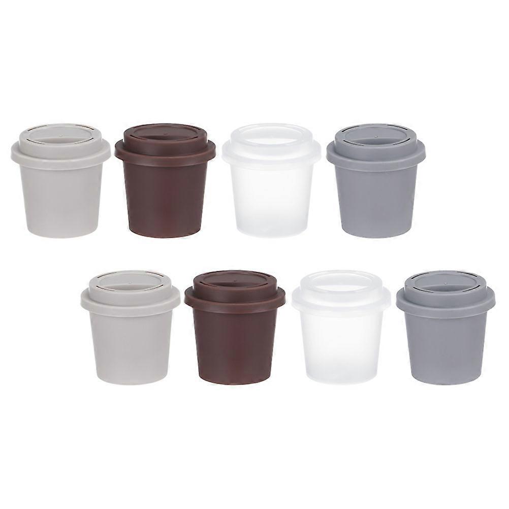 Makeup Sponge Box Coffee Cup Design for Breathable Storage 16Pcs