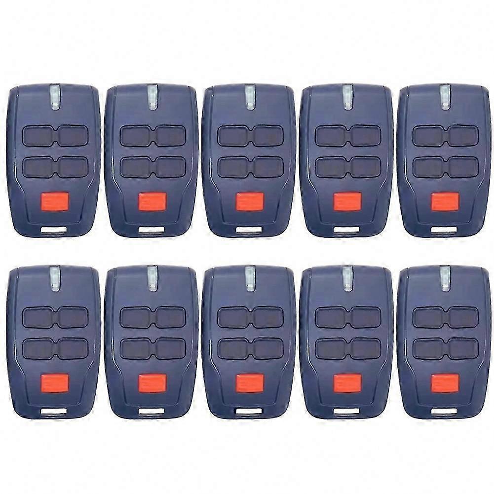 10pcs 433MHz Rolling Code Remote Control for Garage Door/Gate, 4 Button Universal Replacement Remote