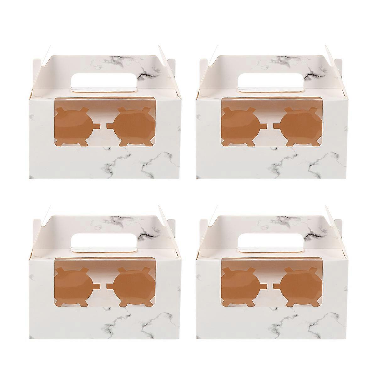 Cake Storage Box for Dessert Use with 30Pcs Assorted Color Boxes