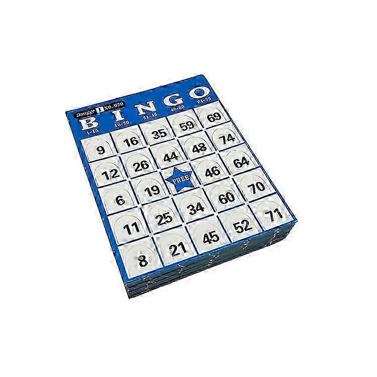 Push-up Bingo Cards Set, 540 Cards Max