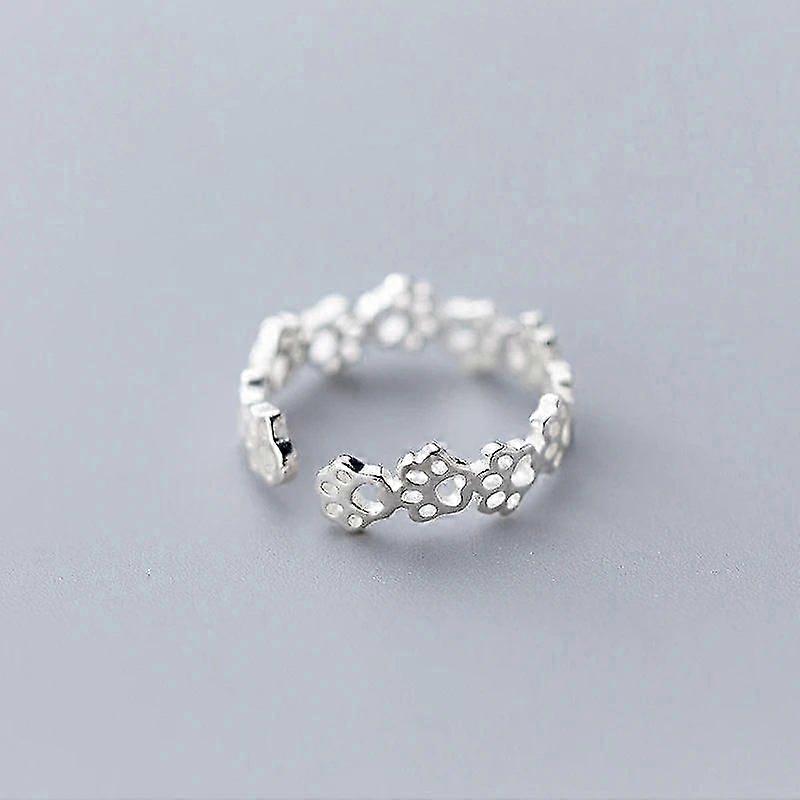 Ladies' Copper Silver Ring Set