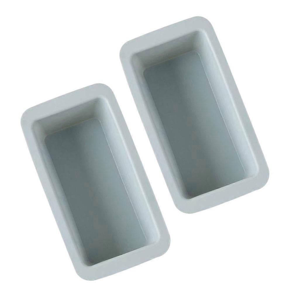 Silicone Baking Mold Bread Mould for Kitchen Use 2Pcs Rectangular Cake Pan