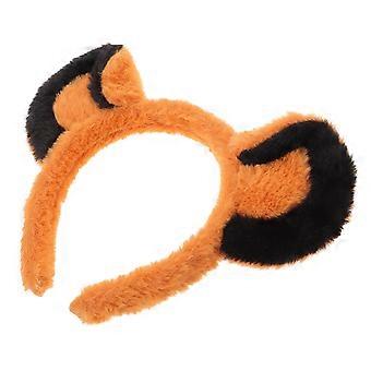 Cute Lion Ear Hairband: For Adults Kids Plush Animal Headband For Jungle Party Halloween Cosplay Photoshoots Funny Costume Accessory