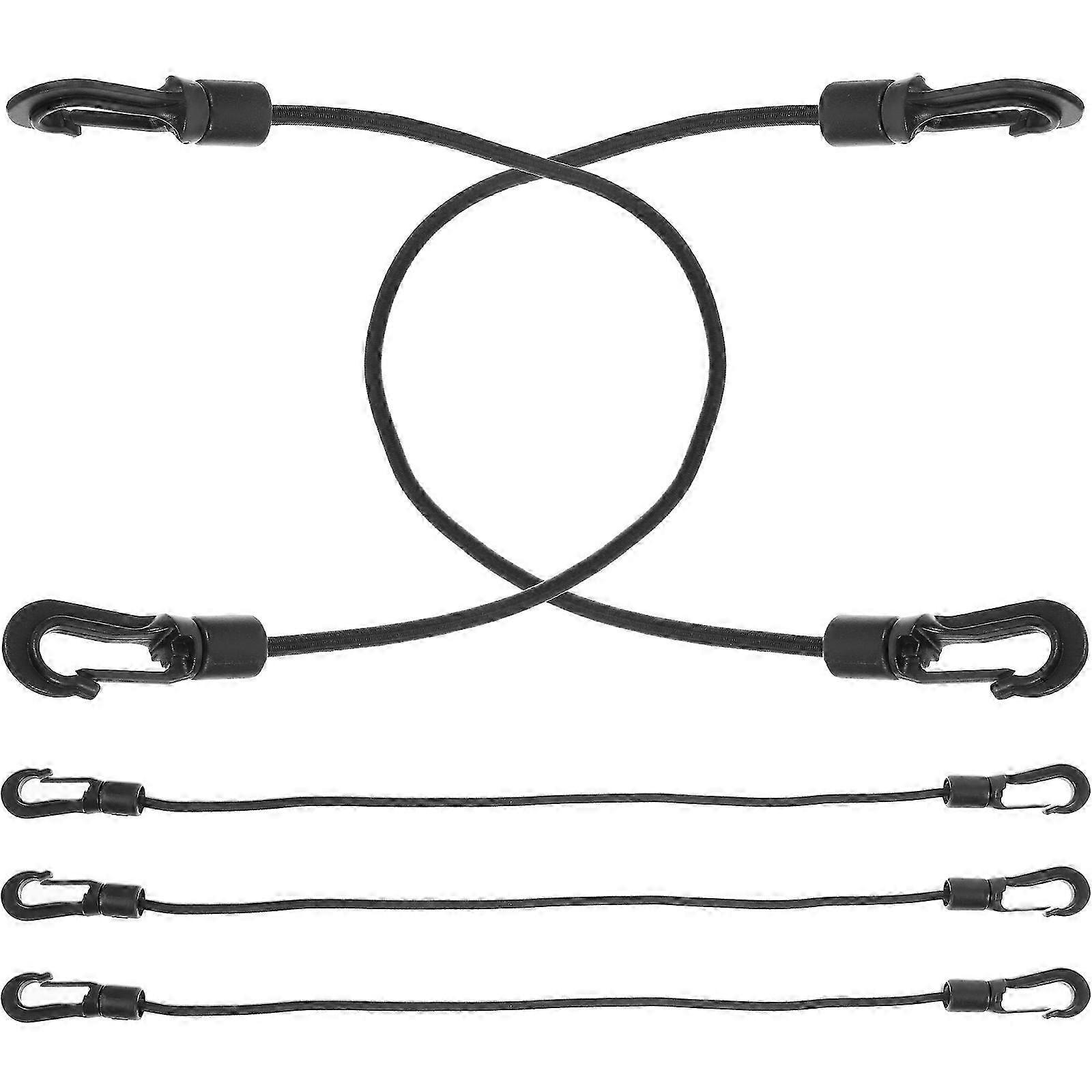Outdoor Camping Hook Rope 5Pcs Multi-Function Elastic Kayak Hook Straps