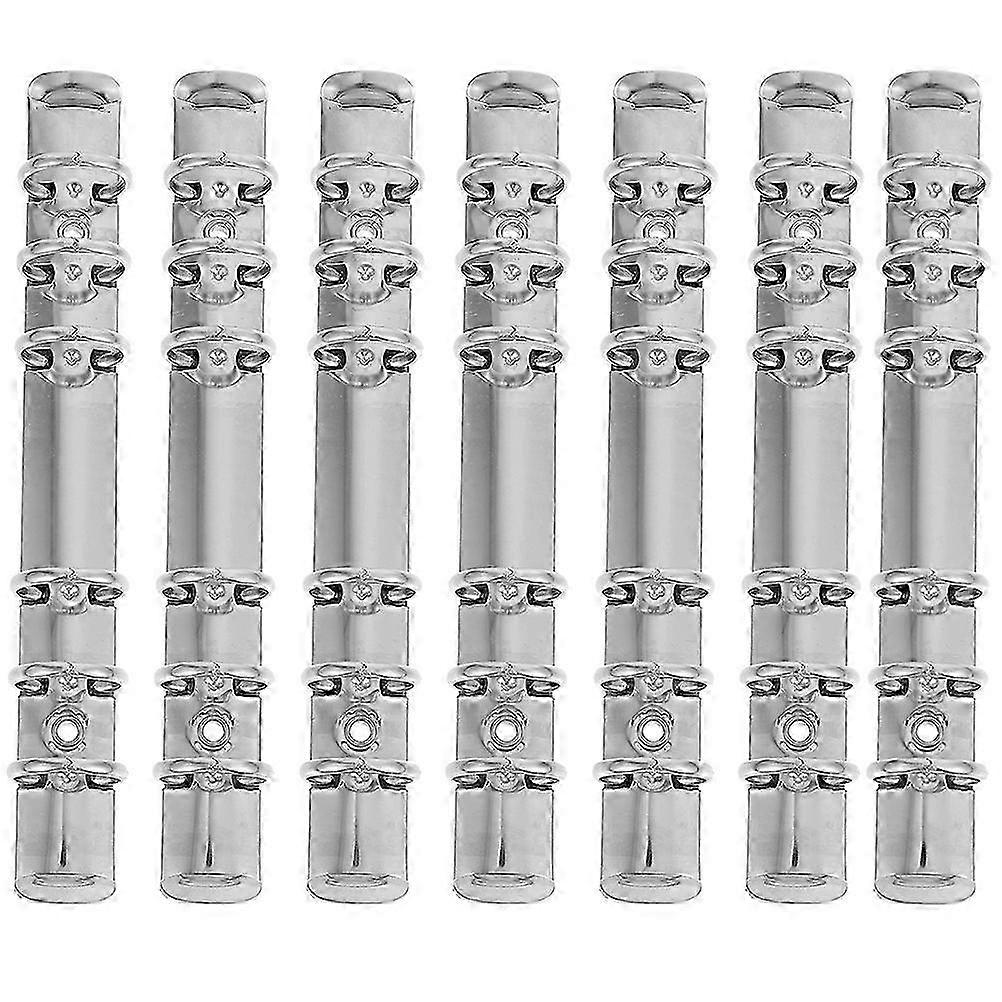 7Pcs Loose Leaf 6-ring Binding Spines Combs A6 Notebook Planner Binding Accessories